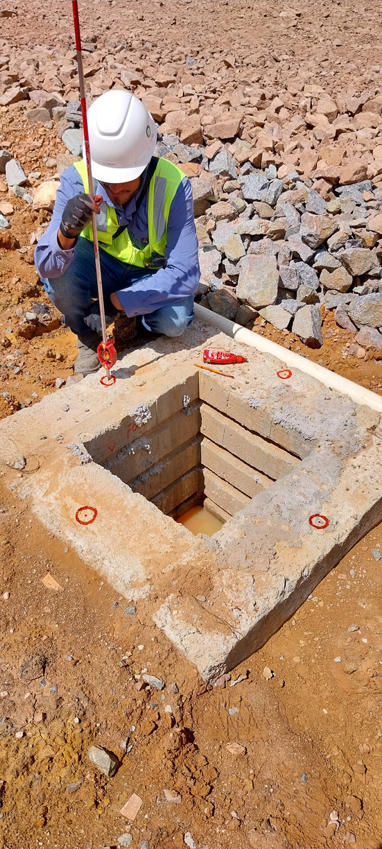 Demarcação Obra Pré fabricada